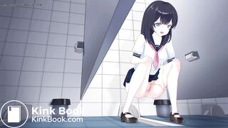 Peeping on honor students in the bathroom