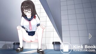 Peeping on honor students in the bathroom