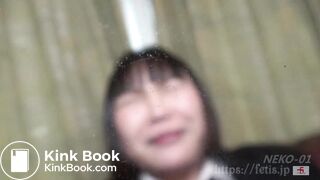 Cat sniffing girl. Shit also comes out, ... edition