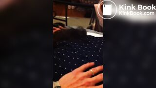 Naughty young couple pantypoop spank and massage