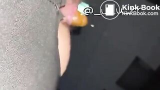 Japanese Twitter Girl Outside Big Long Poop - video 4
