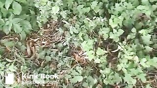 Pooping in public nature..