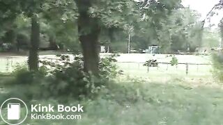 Pooping in public nature..