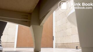 Co worker poop side view