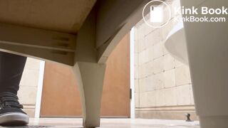 Co worker poop side view