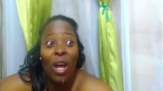 Ebony lesbians scat show