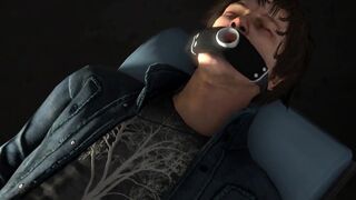 Farts and shit from the girl on the slave's face