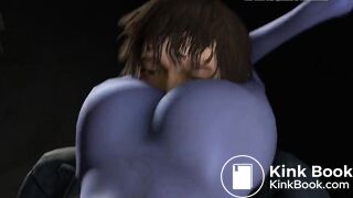 Farts and shit from the girl on the slave's face