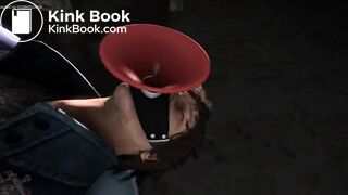 Farts and shit from the girl on the slave's face