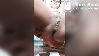 latina shits in her shower