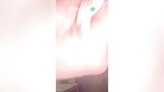 Beautiful girl take a morning shit