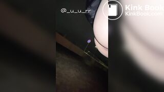 Japanese Twitter Girl Outside Big Long Poop - video 3
