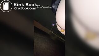 Japanese Twitter Girl Outside Big Long Poop - video 3