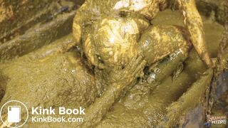 Lyndra and Franky double pleasure in cowshit