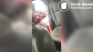 Poop herself in a car