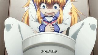 Anime Girl destroying the toilet (audio edit