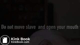 Mistress feeds slave - video 3