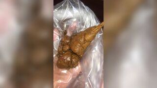 my GF poop video#15 poop close up