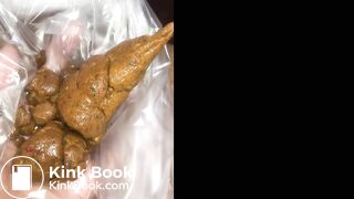 my GF poop video#15 poop close up