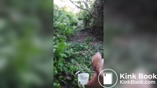 Filipinas pooping in bushes