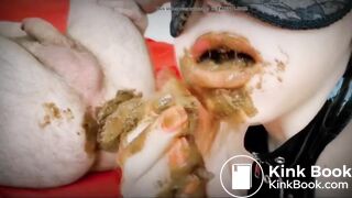 girl eating shit from man - video 3