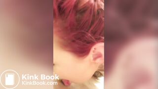 Girl Tries Shit to Eat