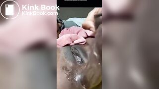 Creamy shitty anal