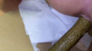 Japanese Twitter College Girl Big Long Poop - video 17