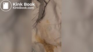 Wife's dirty panty after working all day
