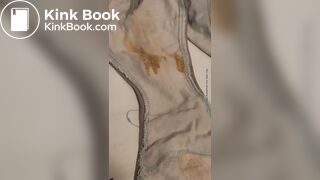 Wife's dirty panty after working all day