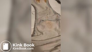 Wife's dirty panty after working all day