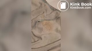 Wife's dirty panty after working all day