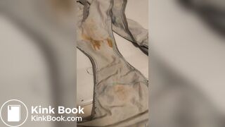 Wife's dirty panty after working all day