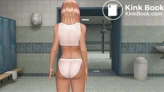 Girl farts and pantypoop