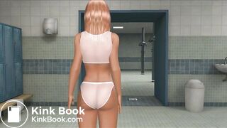 Girl farts and pantypoop