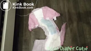 Chinese enema messy diaper