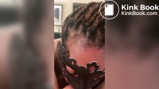 Slave Yuna devours my shit and suckles cock