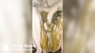 Dirty anal beads used in pussy