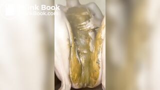 Dirty anal beads used in pussy