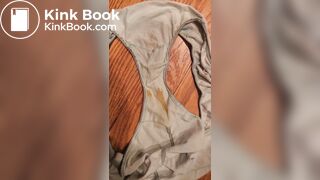 Wife's dirty panty after work