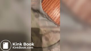 Wife's dirty panty after work