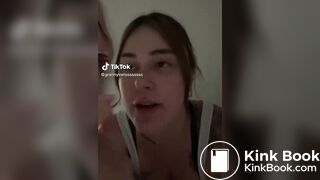 TikTok girl having diarrhea