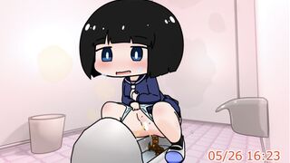 Aya's healthy poop with corns