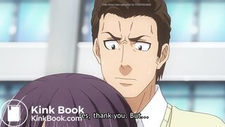 Cute anime girl floods her diaper