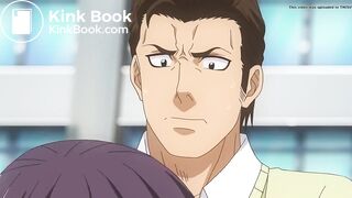 Cute anime girl floods her diaper