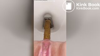 Wife does huge poop for me