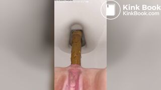 Wife does huge poop for me