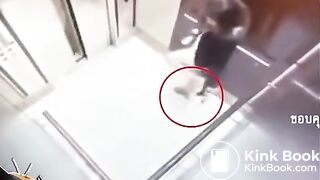 Cctv girl shit her pants - video 2