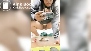 Cool Black Female Pooping Part 2