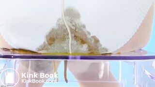 japanese suppository huge mess